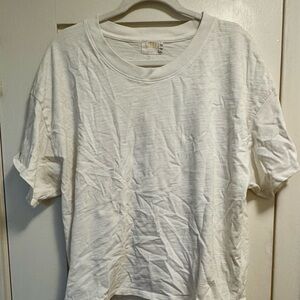 Nation LTD White Relaxed Crewneck Tee